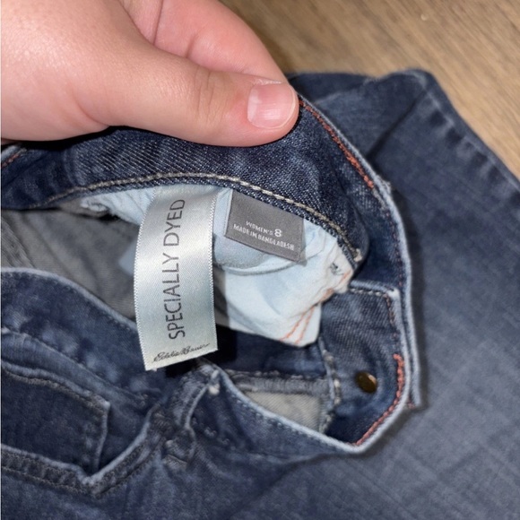 Eddie Bauer Women's Boyfriend Fit Jeans Patchwork Size 8 - Picture 3 of 16